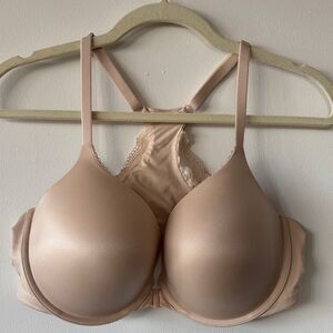 Victoria’s Secret “Body by Victoria” Perfect Shape Front Clasp Tan Bra Size 38D